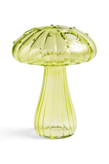 Dekoratívna váza &k amsterdam mushroom green 13 cm