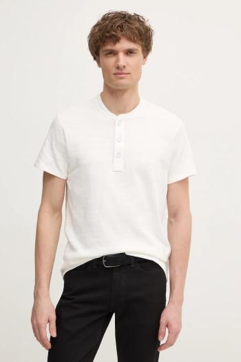 Bavlnené tričko Rag & Bone pánske, biela farba, jednofarebné, M000T996G