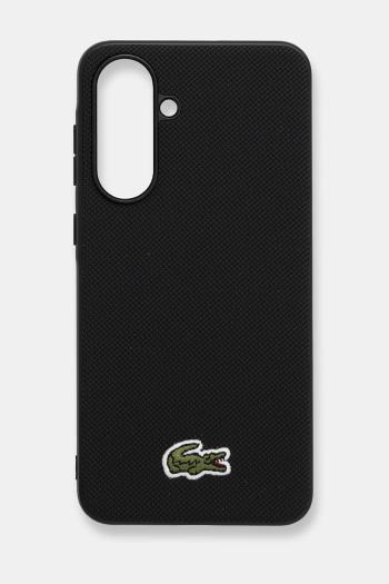 Puzdro na mobil Lacoste Samsung Galaxy A56 čierna farba, LCHCSA56PVCK