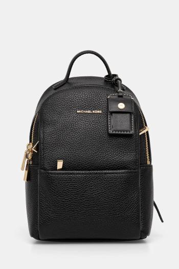 Kožený ruksak MICHAEL Michael Kors SABLE čierna farba, malý, jednofarebný, 30T5G3XB1L