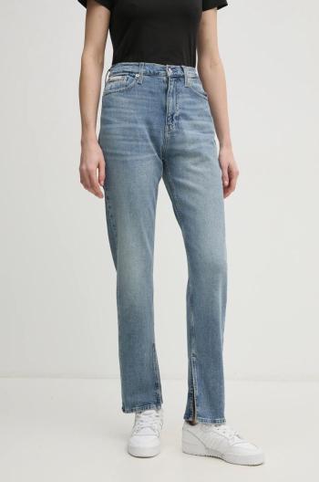 Rifle Calvin Klein Jeans dámske, vysoký pás, J20J224508