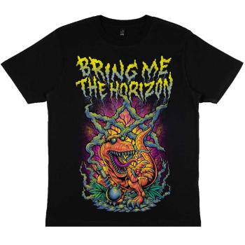 Bring me the horizon tričko Smoking Dinosaur Čierna XXL