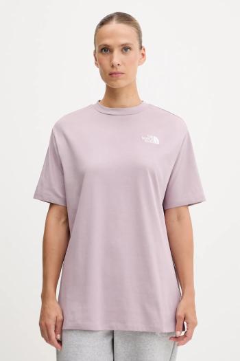 Bavlnené tričko The North Face Essential dámske, ružová farba, NF0A87NQD2Q1