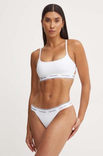 Brazílske plavkové nohavičky Calvin Klein biela farba, KW0KW02429