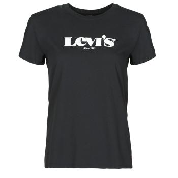 Levis  THE PERFECT TEE  Tričká s krátkym rukávom Čierna