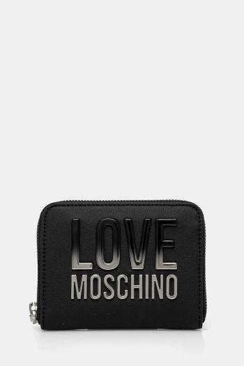 Peňaženka Love Moschino dámska, čierna farba, JC5732PP0MKD000B