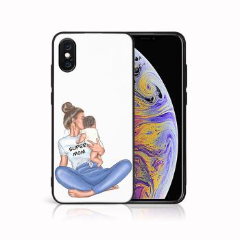 MY ART Ochranný kryt pre Apple iPhone X / XS SUPERMOM (112)