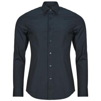 G-Star Raw  UNIFORM SLIM SHIRT L\S  Košele s dlhým rukávom Námornícka modrá