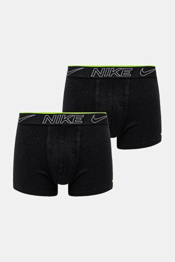 Boxerky Nike 2-pak pánske, čierna farba, 0000KE1268
