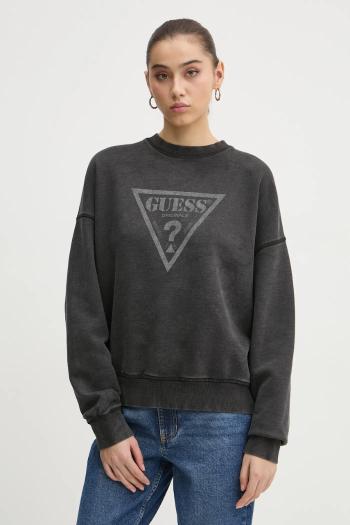 Bavlnená mikina Guess Originals dámska, s potlačou, W5RQ14 K68I1