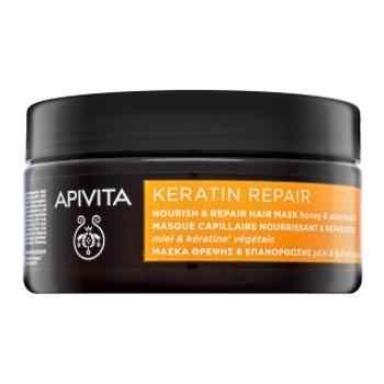 Apivita Keratin Nourish & Repair Hair Mask vyživujúca maska pre suché a poškodené vlasy 200 ml