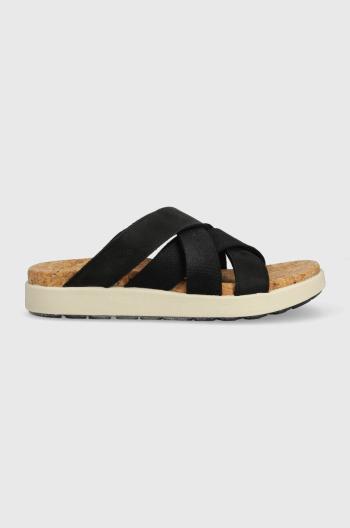 Šľapky Keen 1027276-BLACK, dámske, čierna farba