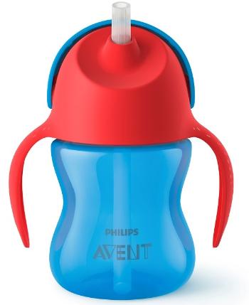 PHILIPS AVENT Hrnček so slamkou od 9 mesiacov s držadlami, chlapec, 200 ml