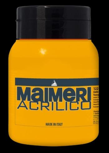 MAIMERI ACRILICO - Akrylové farby 122 - transparent yellow, 0,5 L