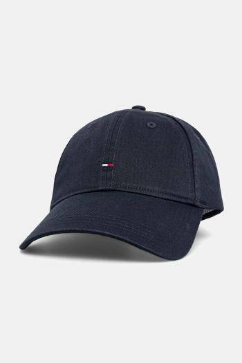 Bavlnená šiltovka Tommy Hilfiger tmavomodrá farba, jednofarebná, AW0AW17632