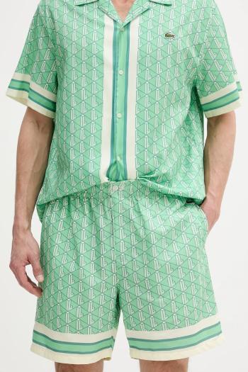 Šortky Lacoste zelená farba, GH9928