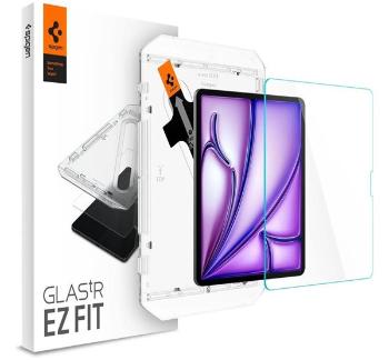 Spigen Apple Glas.tR EZ Fit iPad Air 13&quot; (2024) tempered kijelzővédő fólia felhelyező kerettel (1db)