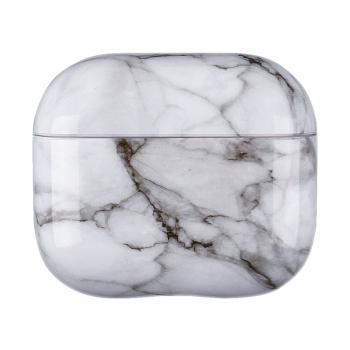 MARBLE Puzdro pre slúchadlá Apple Airpods 4 WHITE
