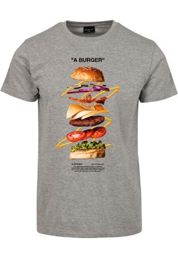 Mr. Tee A Burger Tee heather grey - XS