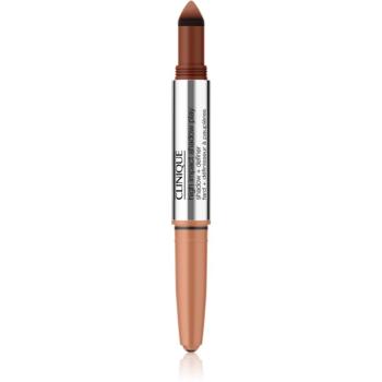 Clinique High Impact Shadow Play™ Shadow & Definer očné tiene v ceruzke duo odtieň Flame + Amber 1,9 g