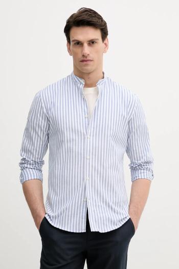 Košeľa Lindbergh pánska, regular, s golierom button-down, 30-203536