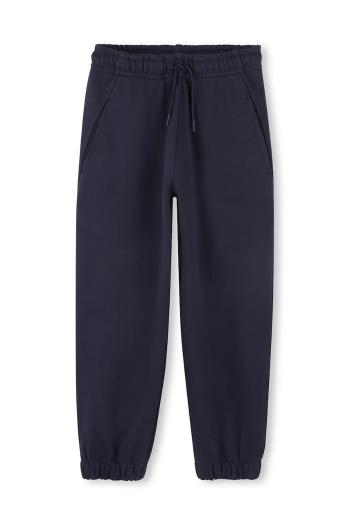 Bavlnené tepláky Kenzo Kids tmavomodrá farba, jednofarebné, K61008