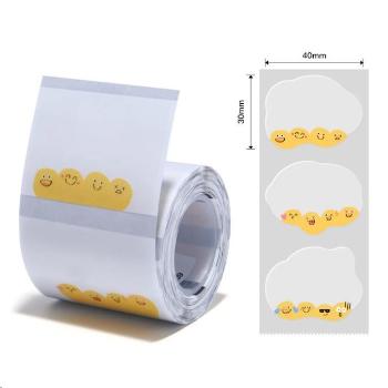 Niimbot štítky T 1EA00704601, 41x31mm 220ks Emoji pre B21, B21S, B3, B1S