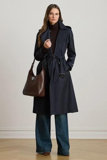 Trenčkot Lauren Ralph Lauren béžová farba, prechodný, 297951259