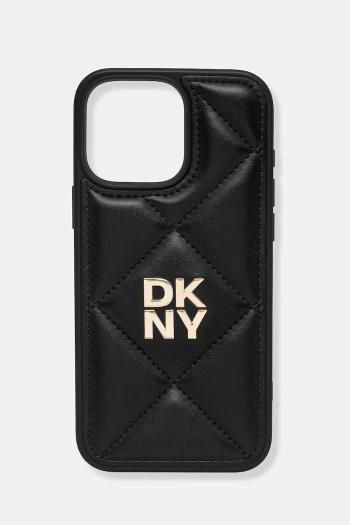 Puzdro na mobil Dkny iPhone 16 Pro Max 6.9" čierna farba, DKHCP16XPQDSLK