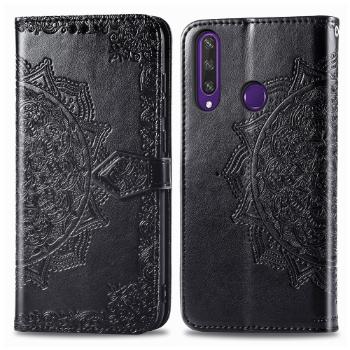 ART Peňaženkový kryt Huawei Y6p ORNAMENT čierny