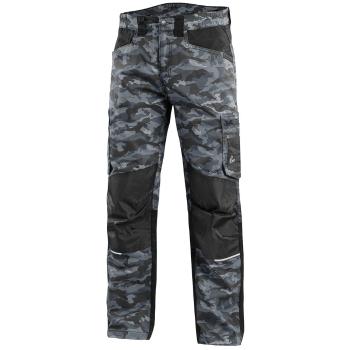 Canis (CXS) Pánske pracovné nohavice CXS SOLIS FLEX - Maskáčová / čierna | 48