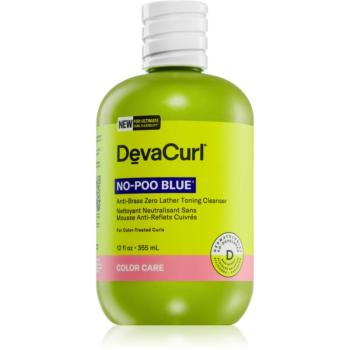 DevaCurl No-Poo Blue® hydratačný šampón pre vlnité a kučeravé vlasy neutralizujúci mosadzné podtóny 355 ml