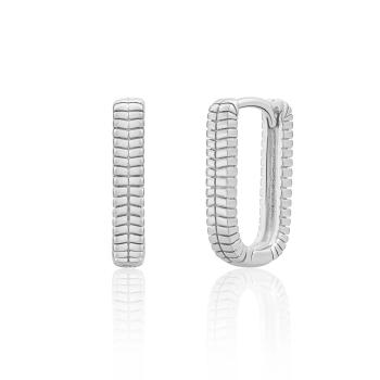 Sparkling Jewels Strieborné visiace náušnice EAS25