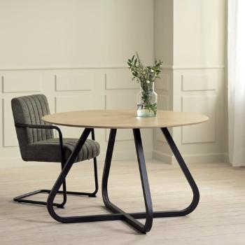 Jedálenský stôl Unique Furniture CESURA 120x120 cm hnedý dřevo 43860000