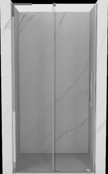 MEXEN/S - Velar L posuvné sprchové dvere 90, transparent, chróm 871-090-003-01-01