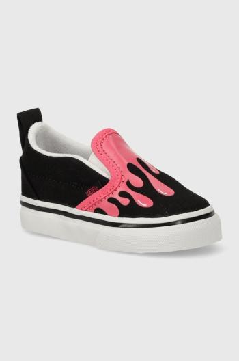 Detské tenisky Vans TD Slip-On V čierna farba