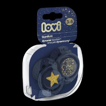 LOVI Dynamický utišujúci cumlík Stardust 3-6m 2 ks