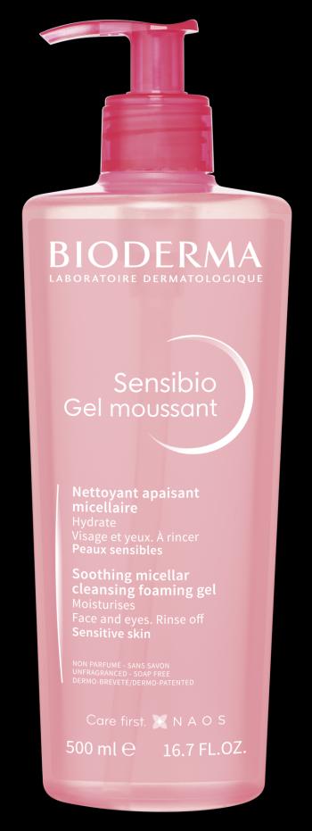 BIODERMA Sensibio Gel moussant jemný upokojujúci odličovač pre citlivú pleť 500 ml