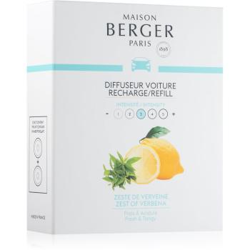 Maison Berger Paris Zest of Verbena vôňa do auta náhradná náplň 2 x 17 g