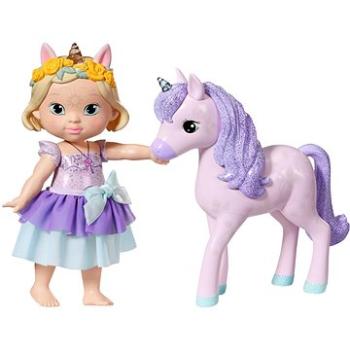BABY born Storybook Princezná Bella s jednorožcom, 18 cm (4001167833810)