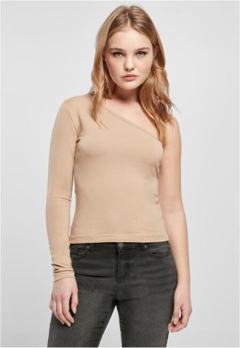 Urban Classics Ladies Asymmetric Longsleeve unionbeige - L