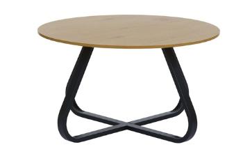 Konferenčný stolík Unique Furniture CESURA 80x80 cm hnedý dřevo 50440000