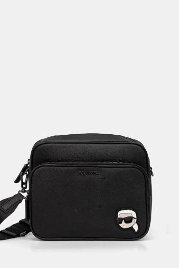 Malá taška Karl Lagerfeld K/IKON čierna farba, A1M30075