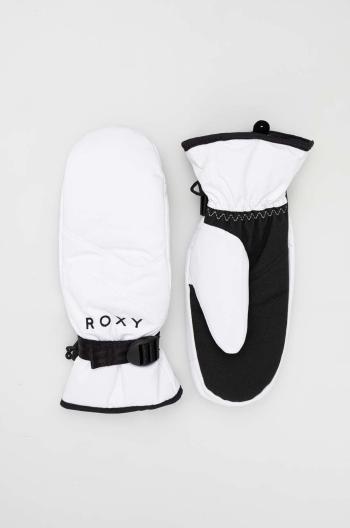 Rukavice Roxy Jetty Solid biela farba