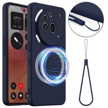 RUBBER MAGSAFE Silikónový kryt pre Nothing Phone (3a) Pro NAVY BLUE