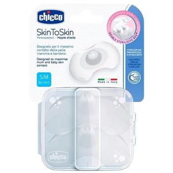 Chicco chránič bradaviek skintoskin silikon 2 ks, S/M (8058664070466)