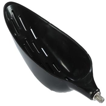 Giants Fishing Zakrmovací lopatka se závitem Baiting Spoon with holes Black 23cm,Giants Fishing Zakrmovací lopatka se závitem Baiting Spoon with holes