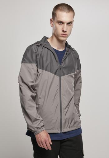 Urban Classics 2-Tone Tech Windrunner darkshadow/asphalt - L