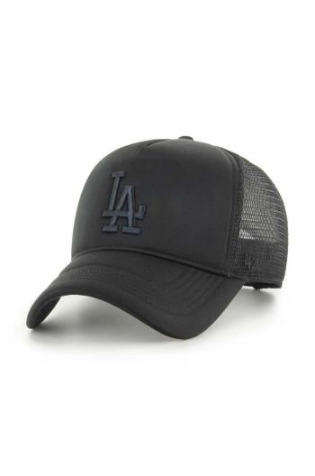 Šiltovka 47 brand MLB Los Angeles Dodgers čierna farba, s nášivkou, B-TRTFM12KPP-BK