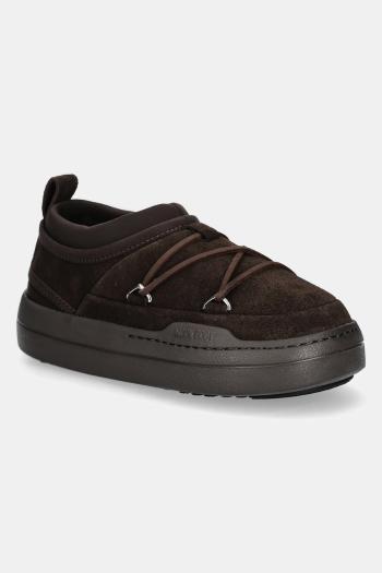 Semišové papuče Moon Boot MB PARK ICON SUEDE hnedá farba, 80D2470110 M010